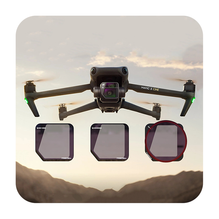 Комплект светофильтров Freewell All Day-4K для DJI Mavic 3 (8шт)
