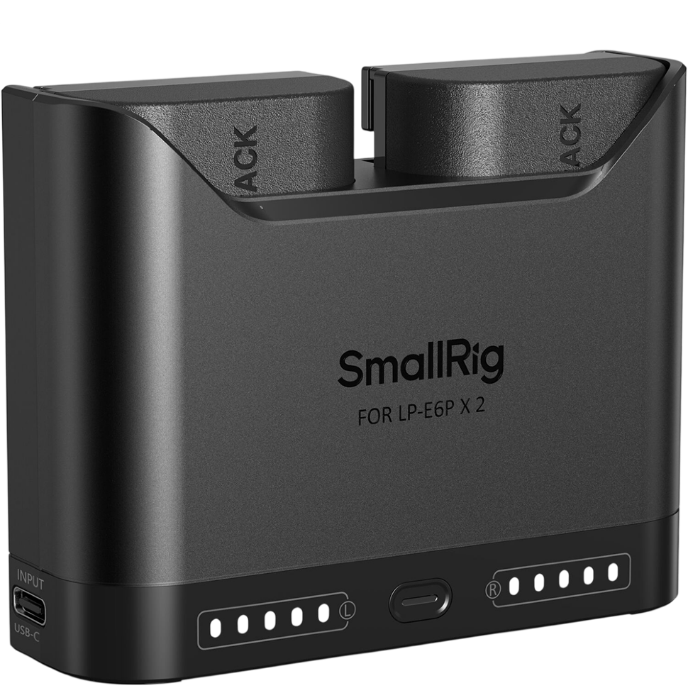 2 аккумулятора LP-E6P + зарядное устройство SmallRig 5485 Turbo Charging Kit 