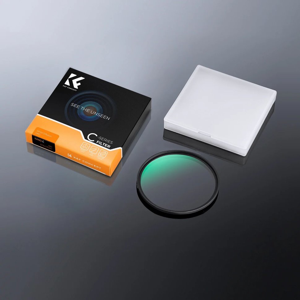 Светофильтр K&F Concept Nano-C White Diffusion 52мм