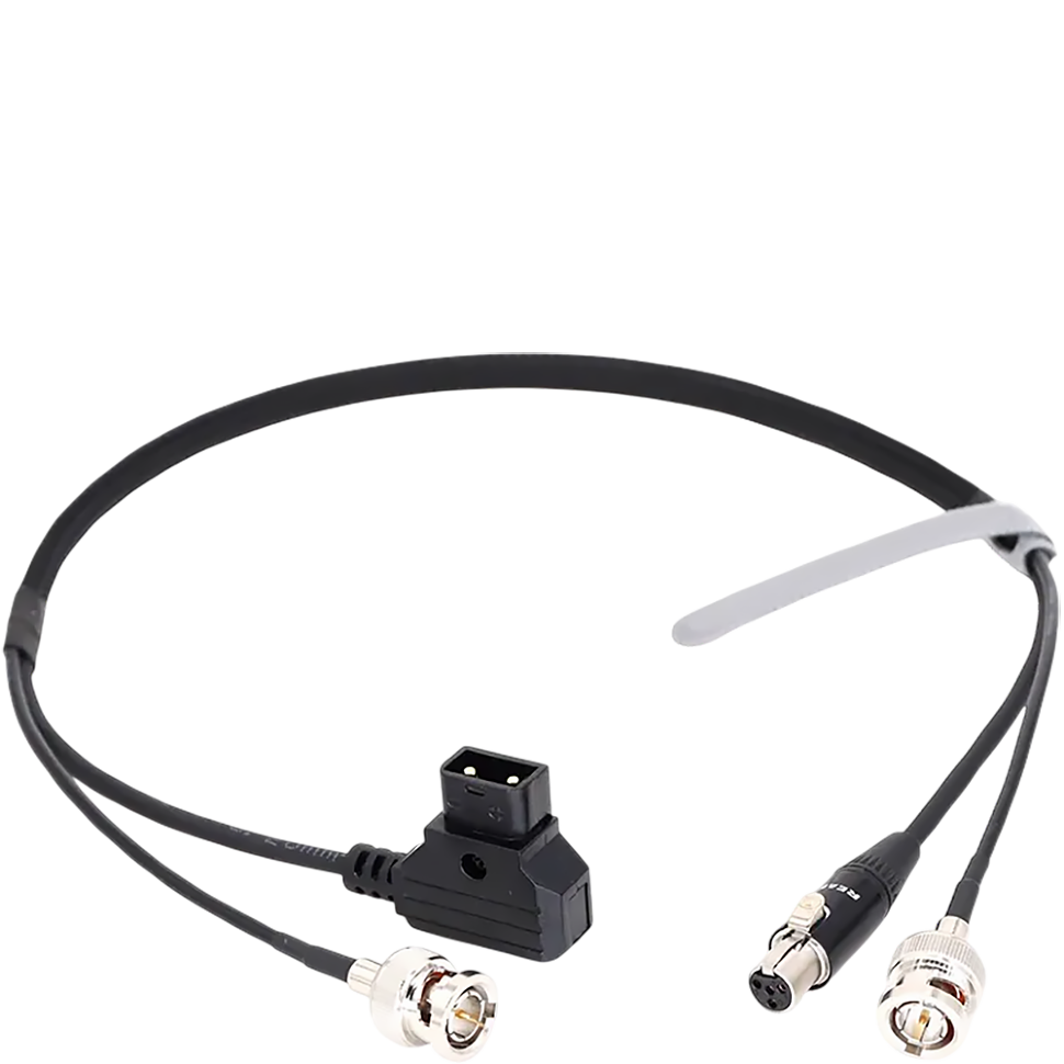 Кабель питания DigitalFoto AR204 TA4F - D-Tap + SDI для TVLogic 058/056/F-5A/F-10A/F-7HS 80см preOrder=01.01.2027