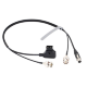Кабель питания DigitalFoto AR204 TA4F - D-Tap + SDI для TVLogic 058/056/F-5A/F-10A/F-7HS 80см - Изображение 289509