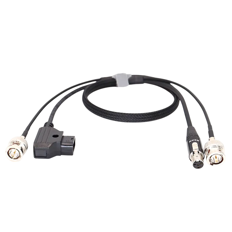 Кабель питания DigitalFoto AR204 TA4F - D-Tap + SDI для TVLogic 058/056/F-5A/F-10A/F-7HS 80см