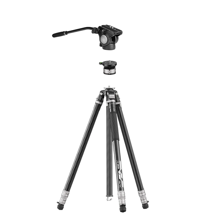 Штатив YC Onion Tako T23 с головой BC44/Litchi Gimble Arm + Overhead Rig