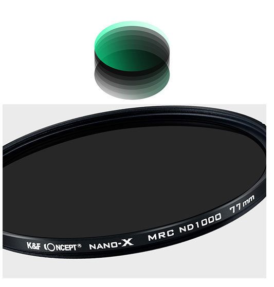 Светофильтр K&F Concept Nano-X ND1000 58мм