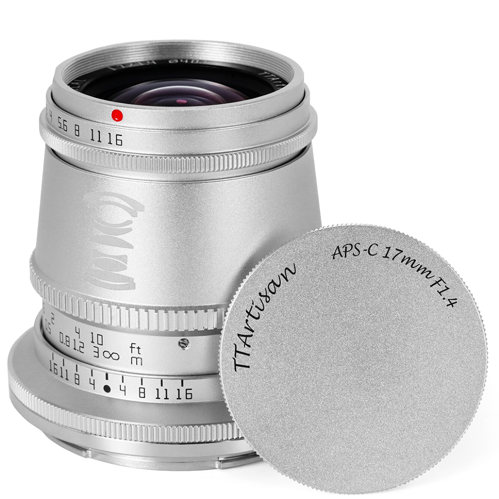 Объектив TTArtisan 17mm F1.4 Z-mount Серебро 