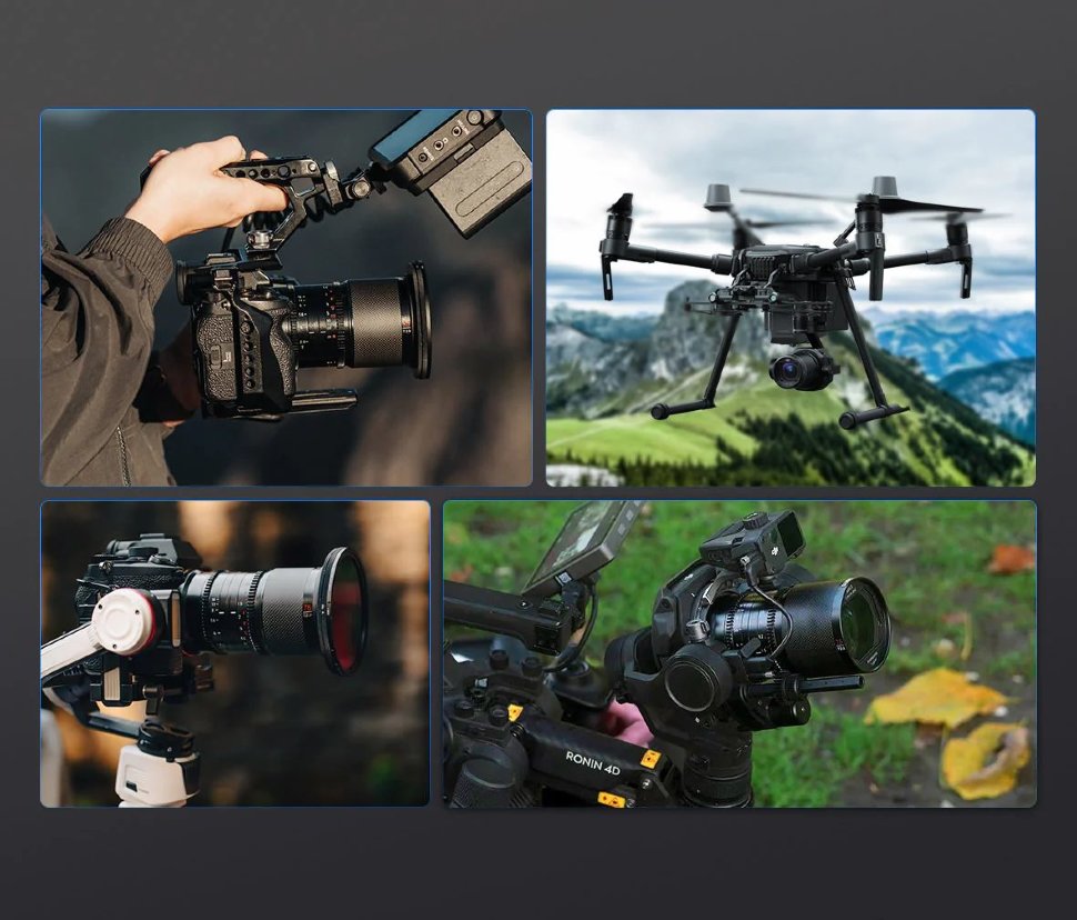 Объектив Sirui Saturn 50mm T2.9 1.6x FF Anamorphic E-mount (Neutral Flare)