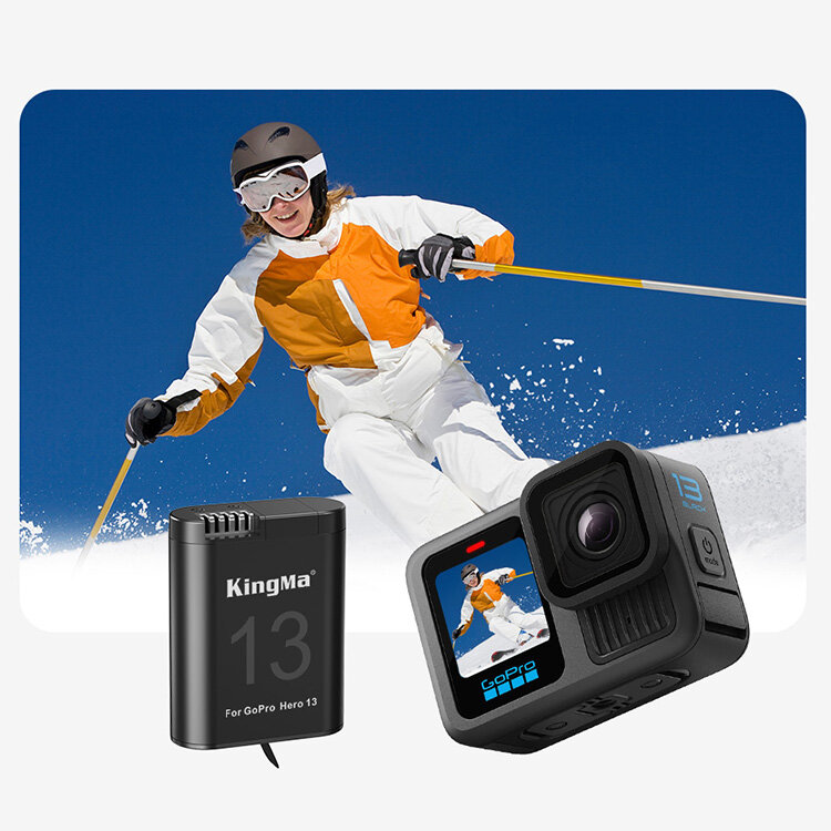 Аккумулятор KingMa 1900mAh для GoPro Hero 13