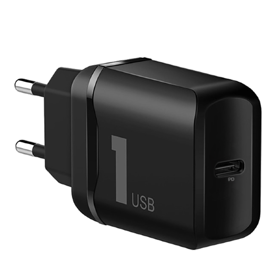Сетевой адаптер Rock T12 PD travel charger Чёрный 