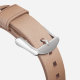 Ремешок Nomad Modern Slim для Apple Watch 38/40 мм Бежевый с серебряной фурнитурой - Изображение 94545