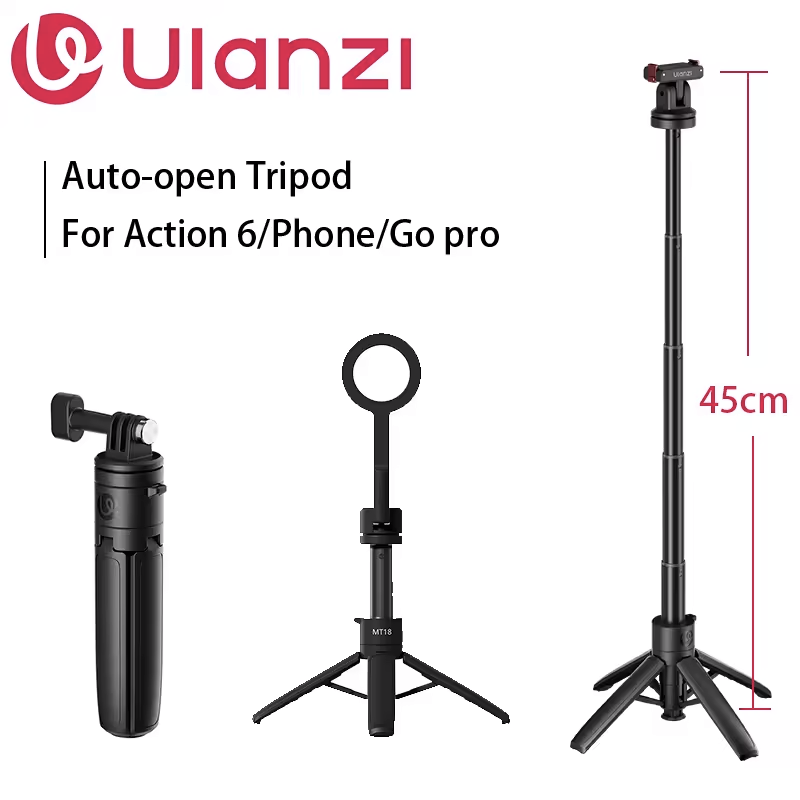 Штатив-монопод Ulanzi MT18 Auto-Open для DJI Osmo Action 6/Nano