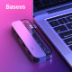 Хаб Baseus Transparent Type-C Красный - Изображение 107973