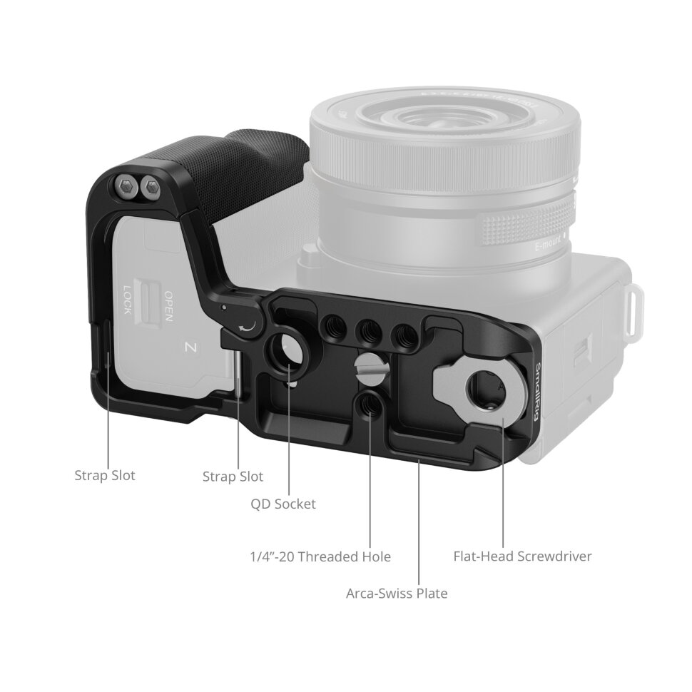 Площадка с рукояткой SmallRig 4778 для Sony ZV-E10 II Silicone