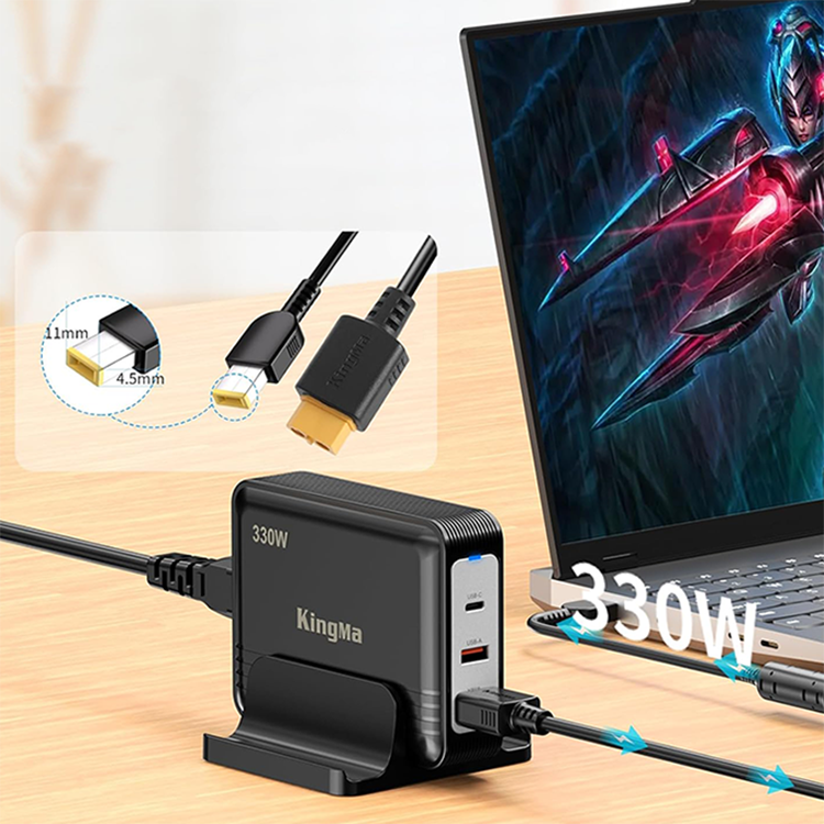 Кабель KingMa XT60 - DC11/4.5 330Вт для Lenovo Legion Pro 9