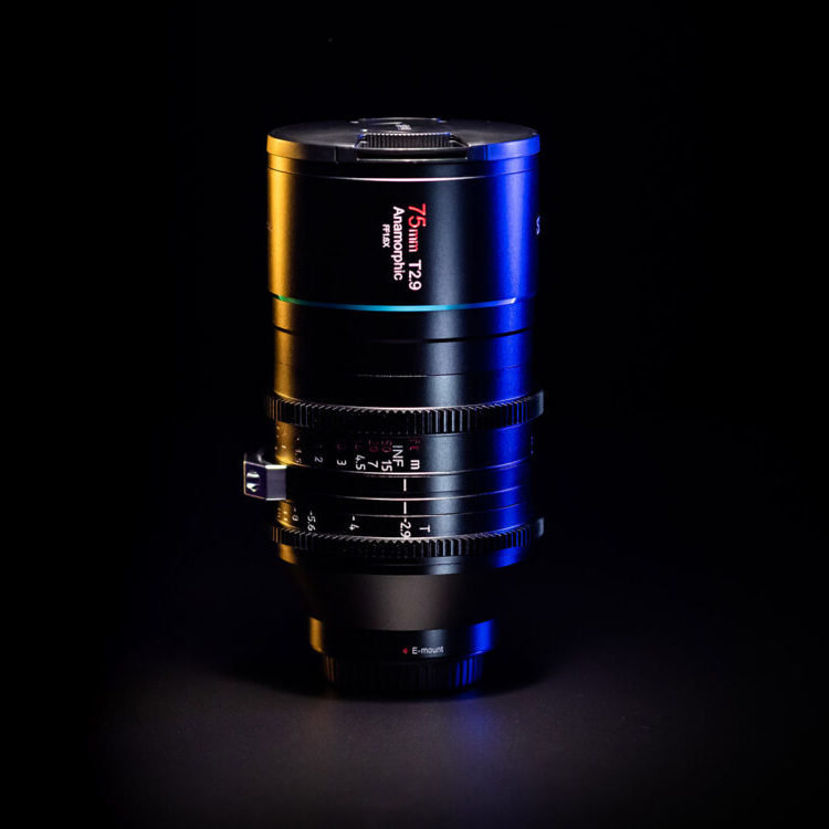 Объектив Sirui Venus 75mm T2.9 1.6x Full-Frame Anamorphic E-mount