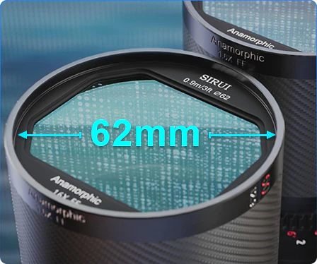 Объектив Sirui Saturn 75mm T2.9 1.6x FF Anamorphic E-mount (Blue Flare)