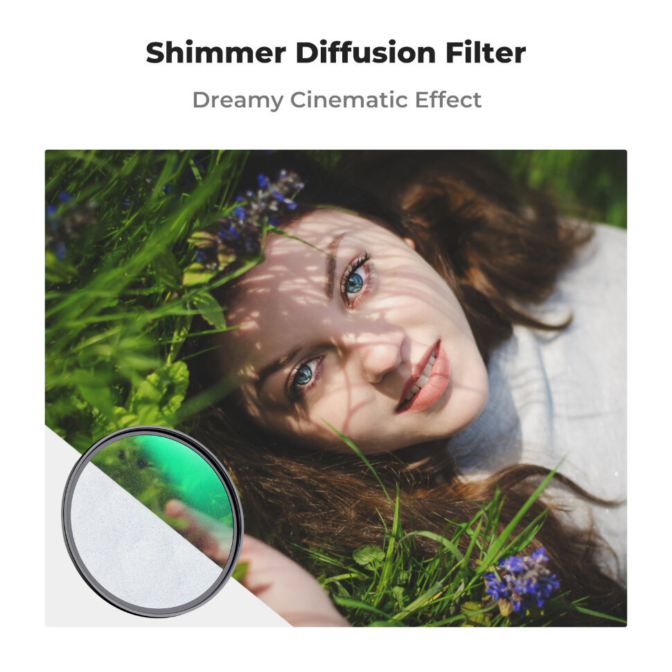 Светофильтр K&F Concept C-series Shimmer Diffusion HMC 49мм