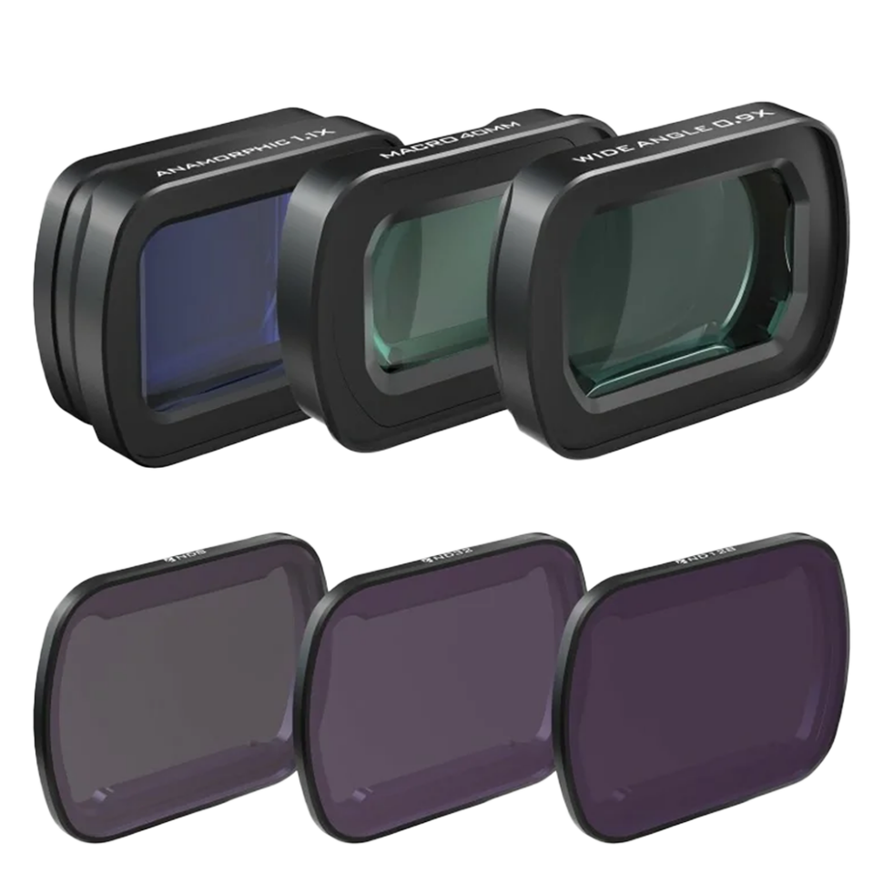 Комплект оптики Freewell CLWND для DJI Osmo Pocket 3 (3 объектива + 3 фильтра) 