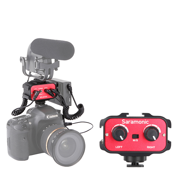 Двухканальный аудиоадаптер Saramonic SR-AX100 