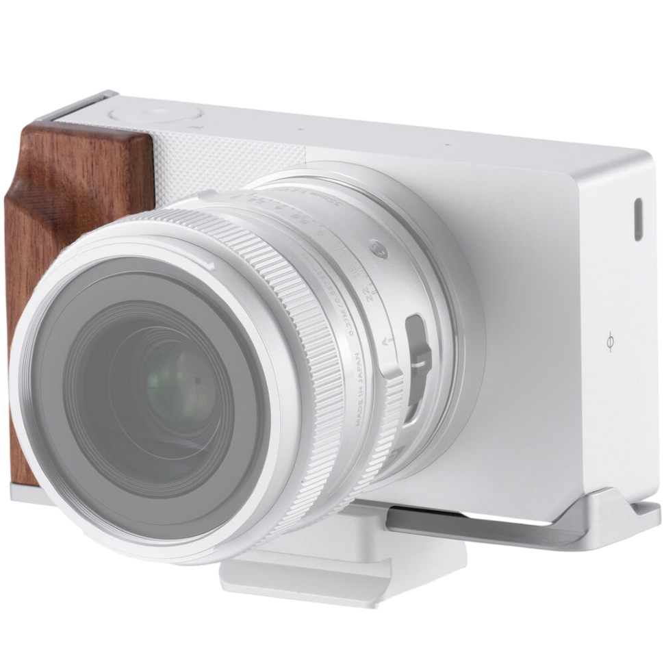 Площадка с рукояткой Tilta Wooden Grip для Sigma BF Серебро 