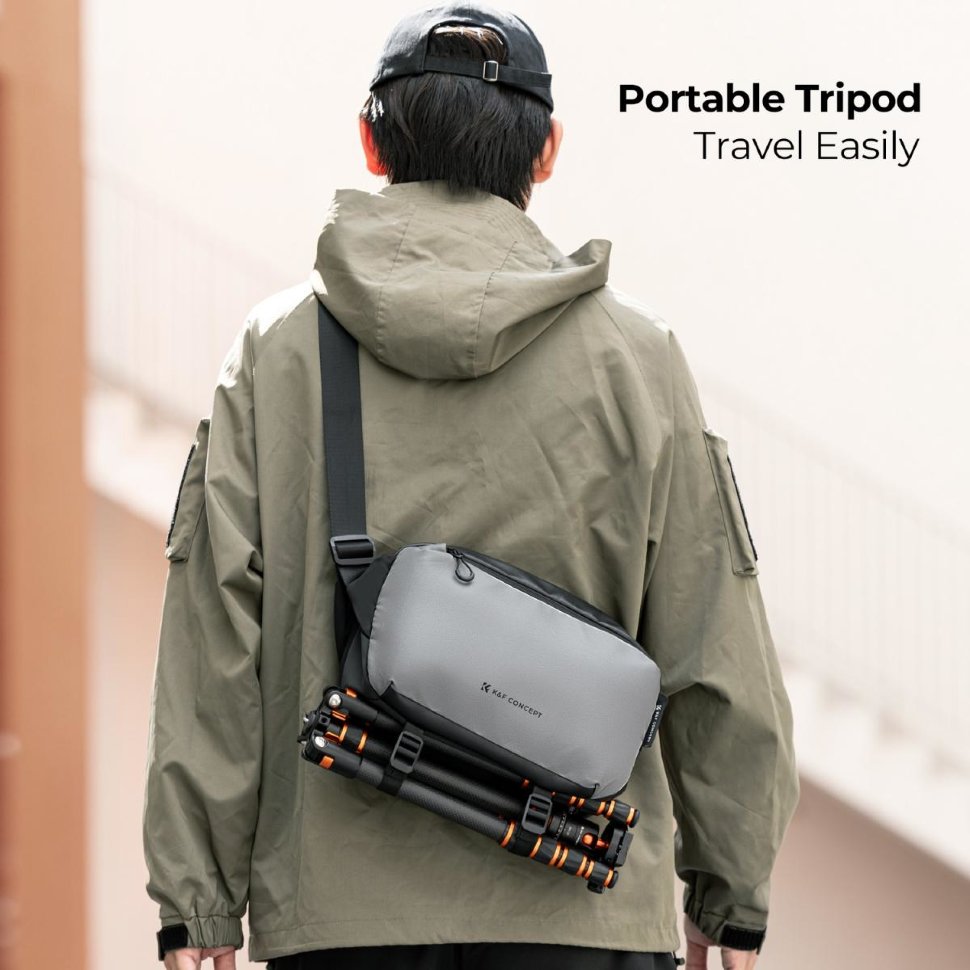 Сумка K&F Concept Alpha Sling Bag 10L Серая