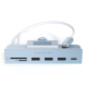 Хаб Satechi Aluminum USB-C Clamp Hub для iMac 24" Синий - Изображение 202502