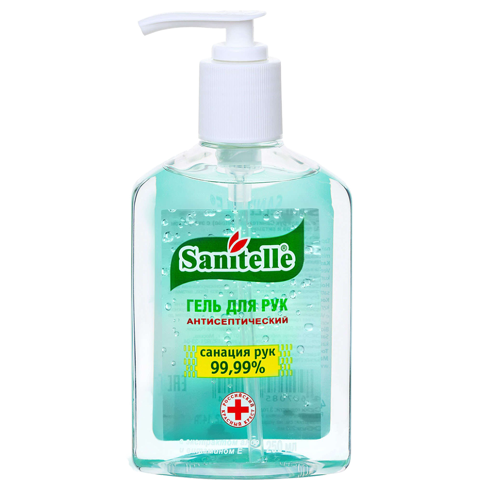 Антисептический гель для рук Sanitelle 250мл 