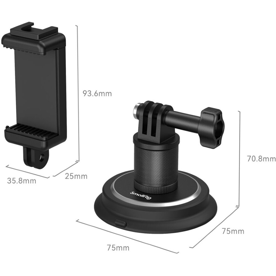 Вакуумная присоска SmallRig 4347 для экшн-камеры и смартфона