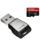 Карта памяти SanDisk Extreme microSDXC 64Gb UHS-II U3 + USB3.0 CR - Изображение 115735