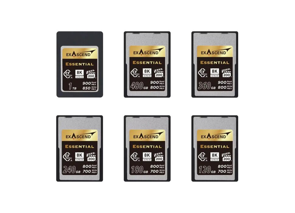 Карта памяти Exascend Essential CFexpress Type A 480GB