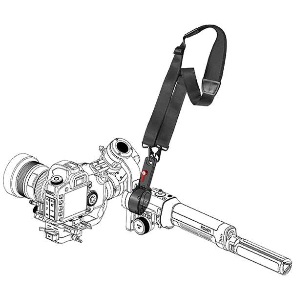 Ремень DigitalFoto Weight Release Strap+Gimbal Clamp для Ronin-S 