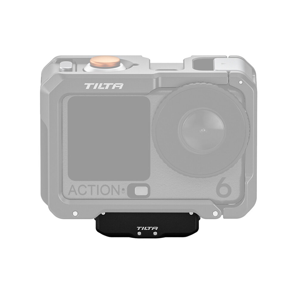 Быстросъемная площадка Tilta QR Baseplate для DJI Osmo Action 6/Nano Чёрная