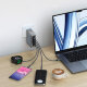 Сетевой адаптер Satechi 145W USB-C 4-Port GAN Серый - Изображение 237825