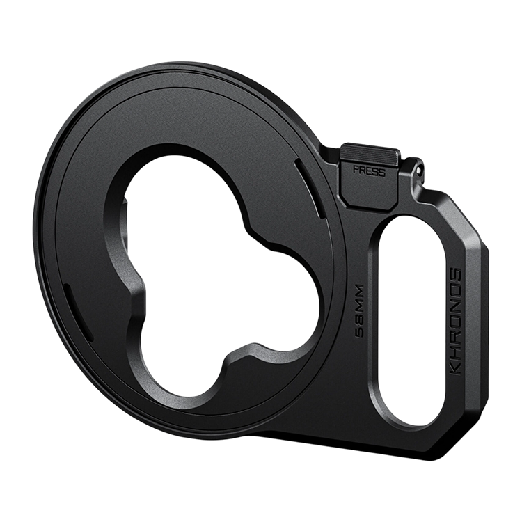 Адаптер светофильтра Tilta Khronos 58mm Filter Tray для iPhone 17 Pro Серый