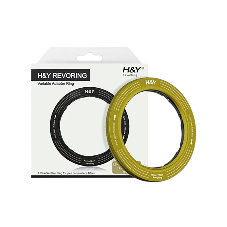 Переходное кольцо H&Y RevoRing Variable Adapter 52-72мм для 77мм Жёлтое
